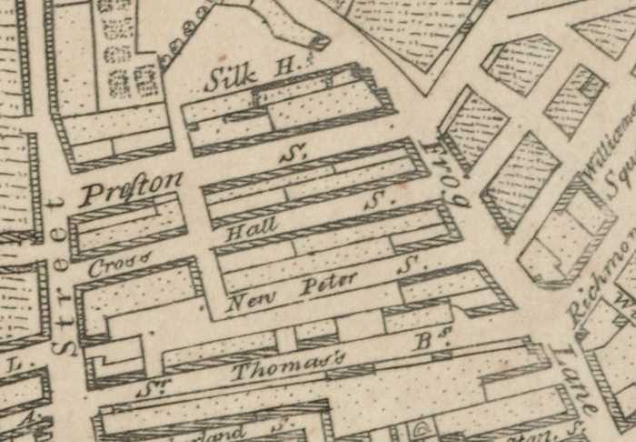 liverpool williamson 1766 map ex harvard peter st